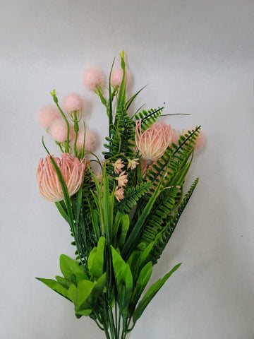 MIXED FLORAL/GREENERY - PINK