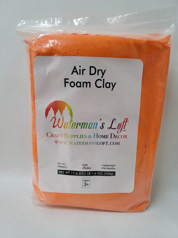 WATERMAN'S LOFT AIR DRY FOAM CLAY ORANGE