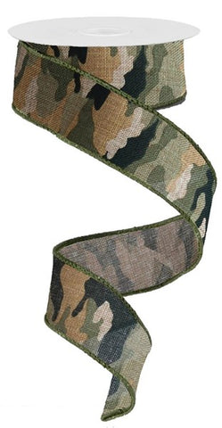 1.5"X10YD CAMOUFLAGE/ROYAL (AW)