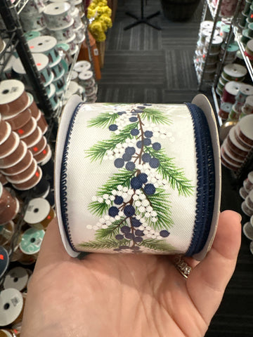 2.5”x10yd WINTER BLUEBERRY (g)