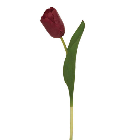 STEM DUTCH TULIP RED 2IN X 14IN REAL TOUCH