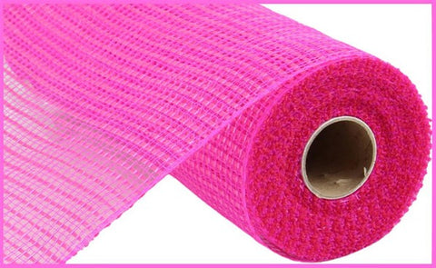 10"X10YD HORIZONTAL WIDE STRIPE MESH HOT PINK