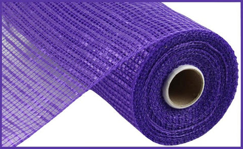 10"X10YD HORIZONTAL WIDE STRIPE MESH PURPLE