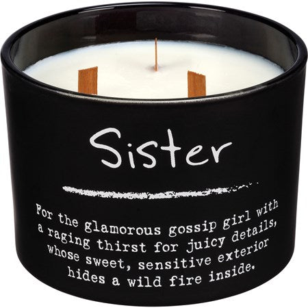 Jar Candle - Sister- Scent Lemongrass
