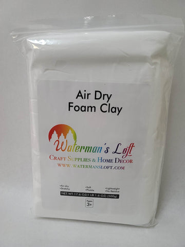 WATERMAN'S LOFT AIR DRY FOAM CLAY WHITE