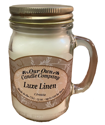 Luxe Linen Mason Jar