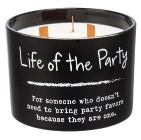Jar Candle - Life of the party -Scent Sea Salt & Sage