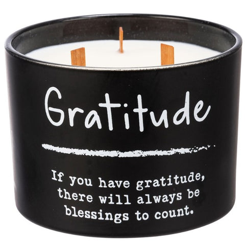 Jar Candle - Gratitude -Scent Sea Salt & Sage